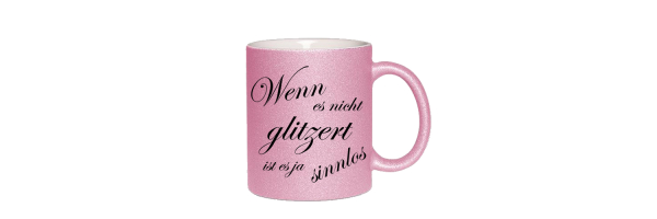 Glitzertassen