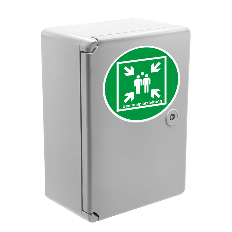 Aufbewahrungsbox Outdoor Sammelplatz Leitung