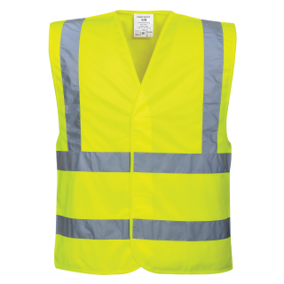 YOKO® High Visibility Funktionsweste Warnweste mit 4 Reflexstreifen r