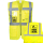 Evakuierungshelfer "EVAK" Warnweste gelb mit vielen Taschen S-5XL