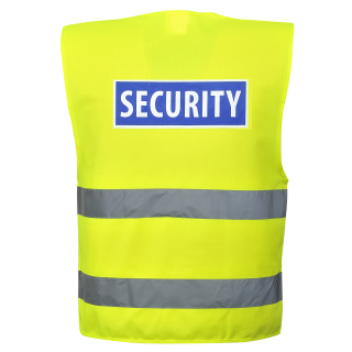 SECURITY Warnweste 2-fbg. Druck in 10 größen, 14,90 €