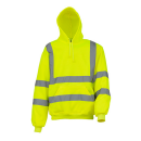 Hi Vis Pull-Over Hoodie EN20471 Klasse 3 gelb oder Orange S-3XL