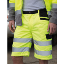 Result Safety Cargo Shorts - kurze Warnschutz Hose  gelb XS - 4XL