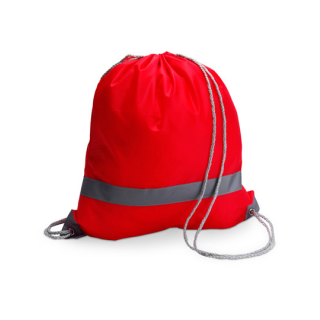 Backpack Turnbeutel Warnbeutel Reflektierend Rot