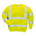 Warnschutz Sweatshirt Gelb EN ISO 20471 Klasse 3 XS-5XL