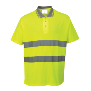 Hi-Cool Poloshirt Gelb ISO 20471