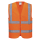 Warnschutzweste mit Reißverschluss orange EN 20471 S-3XL