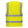 Warnschutzweste mit Reißverschluss gelb EN 20471 S-3XL größe L