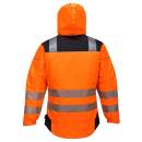 Vison Warnschutz Regenjacke orange/schwarz