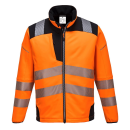 Vison Warnschutz Softshelljacke  orange/schwarz