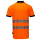 Vison Warnschutz Poloshirt orange/schwarz