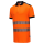Vison Warnschutz Poloshirt orange/schwarz