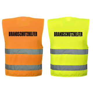 Warnweste NEUTRAL, Reflexstreifen silber, Aufdruck SECURITY, inkl. Tasche