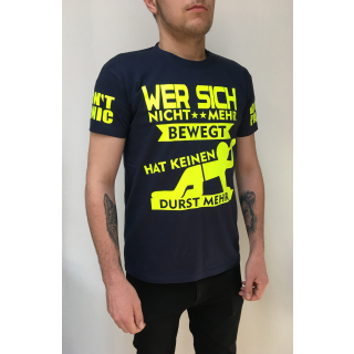 Don`t Panic Shirt  Wer sich nicht mehr bewegt ... JGA Shirt