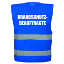 Brandschutz - beauftragte Warnweste Sonderfarbe in 10...