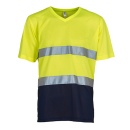 Hi Vis Top Cool Light V-Neck T-Shirt