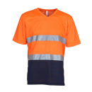 Hi Vis Top Cool Light V-Neck T-Shirt