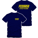 Freiwillige Feuerwehr T-Shirt Style 1 mit Stadtnamen XXL
