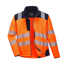 Vison Warnschutz Softshelljacke  orange/navy