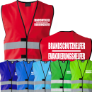 2in1 Brandschutzhelfer Evakuierungshelfer Warnweste...