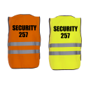 HI-VIS Security Warnweste Überwurf für...