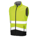 Result Bedruckbare Warnschutz Softshell Weste