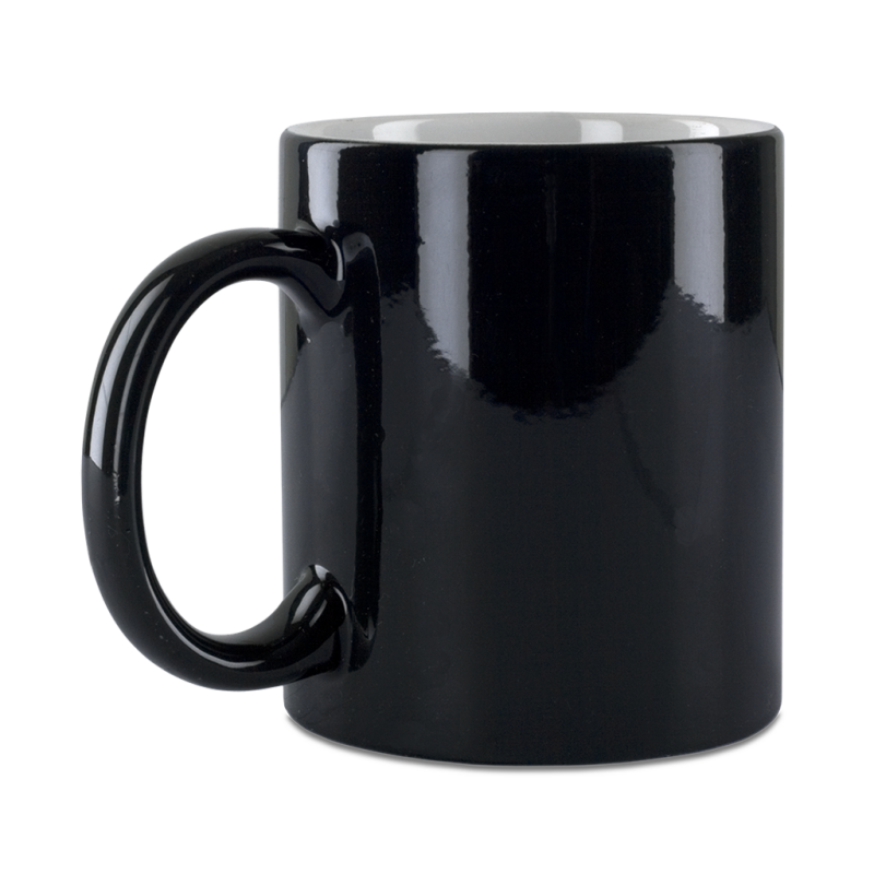 Magic Keramik Fototasse schwarz inkl Wunschdruck, 9,99 €