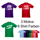 Funnywords ICH BIN 1.KLASSE Kinder Shirt Einschulung