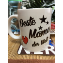 FUNNYWORDS Beste Mama der Welt Kaffeebecher