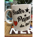 FUNNYWORDS Bester Papa der Welt Kaffeebecher