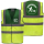 Evakuierungshelfer Piktogramm Weste grün / gelb S-3XL
