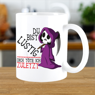 Turnbeutel Mit Spruch 'Du Bist Lustig, Dich Töte Ich Zuletzt' – Halloween & Grusel-Fan Accessoire