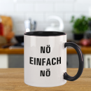 FUNNYWORDS Nö EINFACH Nö Kaffeebecher