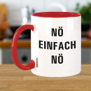 FUNNYWORDS N&ouml; EINFACH N&ouml; Kaffeebecher