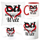 FUNNYWORDS Du bist meine Welt Tasse
