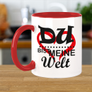 FUNNYWORDS Du bist meine Welt Tasse