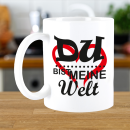 FUNNYWORDS Du bist meine Welt Tasse