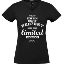 Funnywords® Ich bin nicht Perfekt Women Fun Shirt