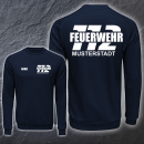 Feuerwehr Sweatshirt FW1500 Druck doppelseitig mehrfarbig XS-4XL