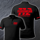 Feuerwehr Poloshirt FW1500 Druck doppelseitig mehrfarbig S-5XL