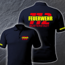 Feuerwehr Poloshirt FW1500 Druck doppelseitig mehrfarbig S-5XL