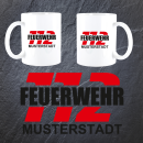 Feuerwehr Tasse FW2502 inkl. Wunschtext