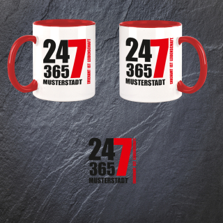 Ehrenamt 24 - 7 - 365 Tasse FW2503 inkl. Wunschtext