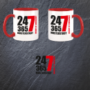 Ehrenamt 24 - 7 - 365 Tasse FW2503  inkl. Wunschtext