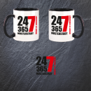 Ehrenamt 24 - 7 - 365 Tasse FW2503  inkl. Wunschtext