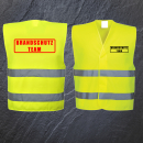 Brandschutzteam Warnweste Gelb 4 größen...