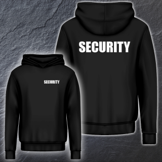 Premium Security Kapuzen Sweatshirt Druck Rücken + Brust S - 5XL