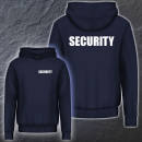 Premium Security Kapuzen Sweatshirt Druck Rücken + Brust S - 5XL