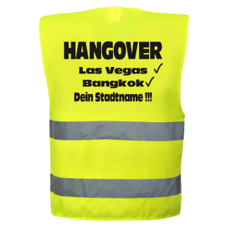 Junggesellenabschied Weste "HANGOVER" #1600