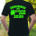 Funnywords Überlebender der Klopapier Krise 2020 - NEONDRUCK - Backprint - T-Shirt XS-5XL Neongrün XXL